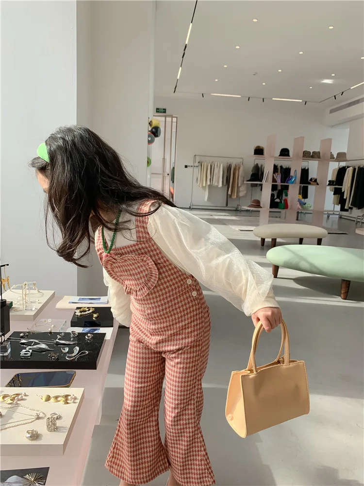 Весна 2022 детская одежда рубашка для девочек футболка ремешок влюбленных Детские