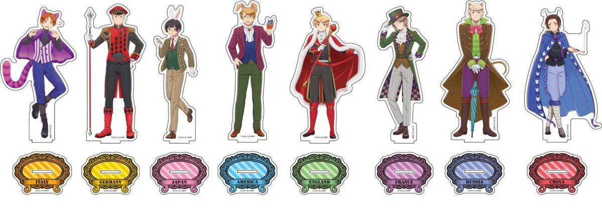 Подарки для фанатов Аниме-игра Hetalia: World Stars HD Фигурки Акриловая подставка Alice in