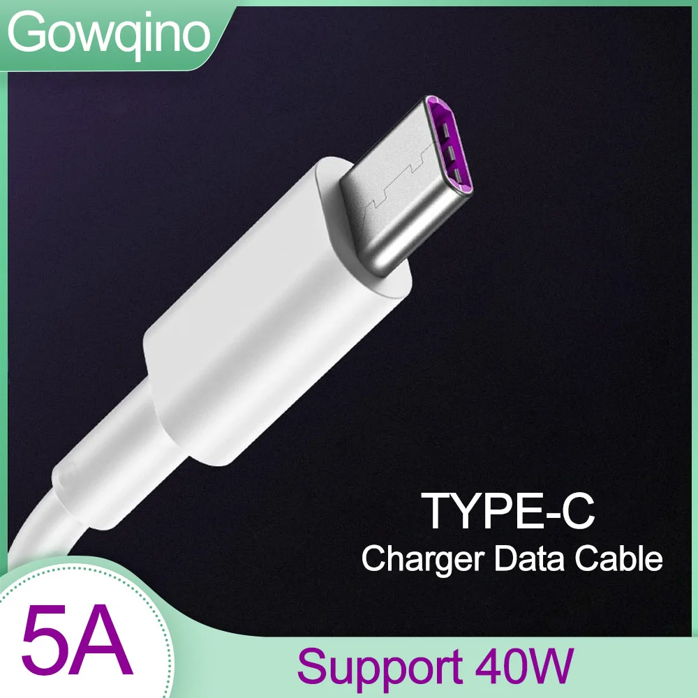 

USB-кабель Gowqino для быстрой зарядки, 5 А, 1 м, 1,5 м, 2 м