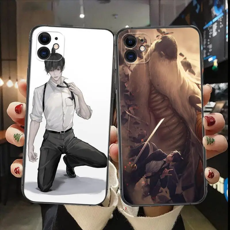 

Chainsaw Man Hayakawa Aki Luxury Phone Case for IPhone 14 13 12 11 Pro Max Mini SE XR X XS Max 8Plus 7plus TPU Soft Phone Cover