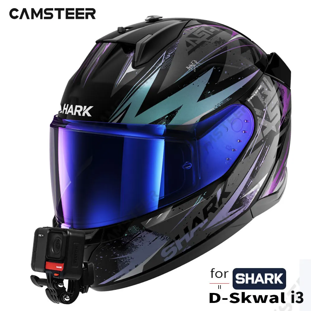 Алюминиевое крепление для подбородка шлема Shark D Skwal i3 камеры GoPro Hero 13 12 11 Insta360 X4 X3 Ace