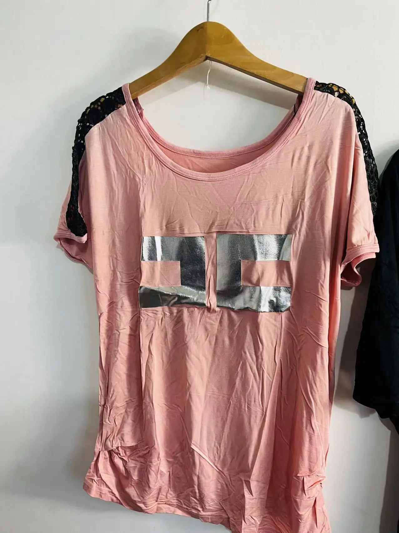 Женская летняя футболка из модала свободный комплект двух предметов с коротким