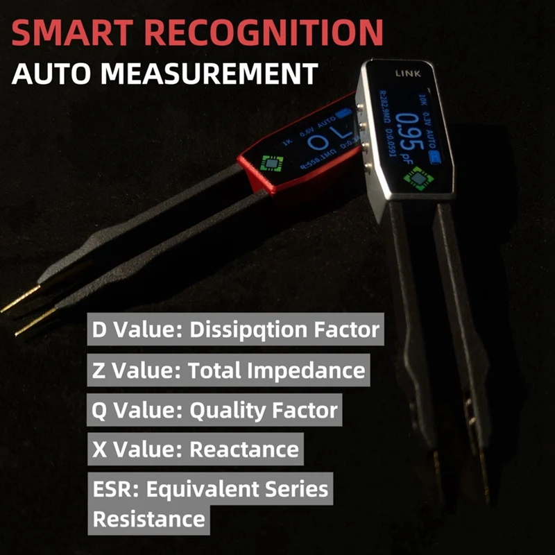 LCR метр пинцет цифровой дисплей LCR-1S 100 кГц тестер для сопротивления емкости