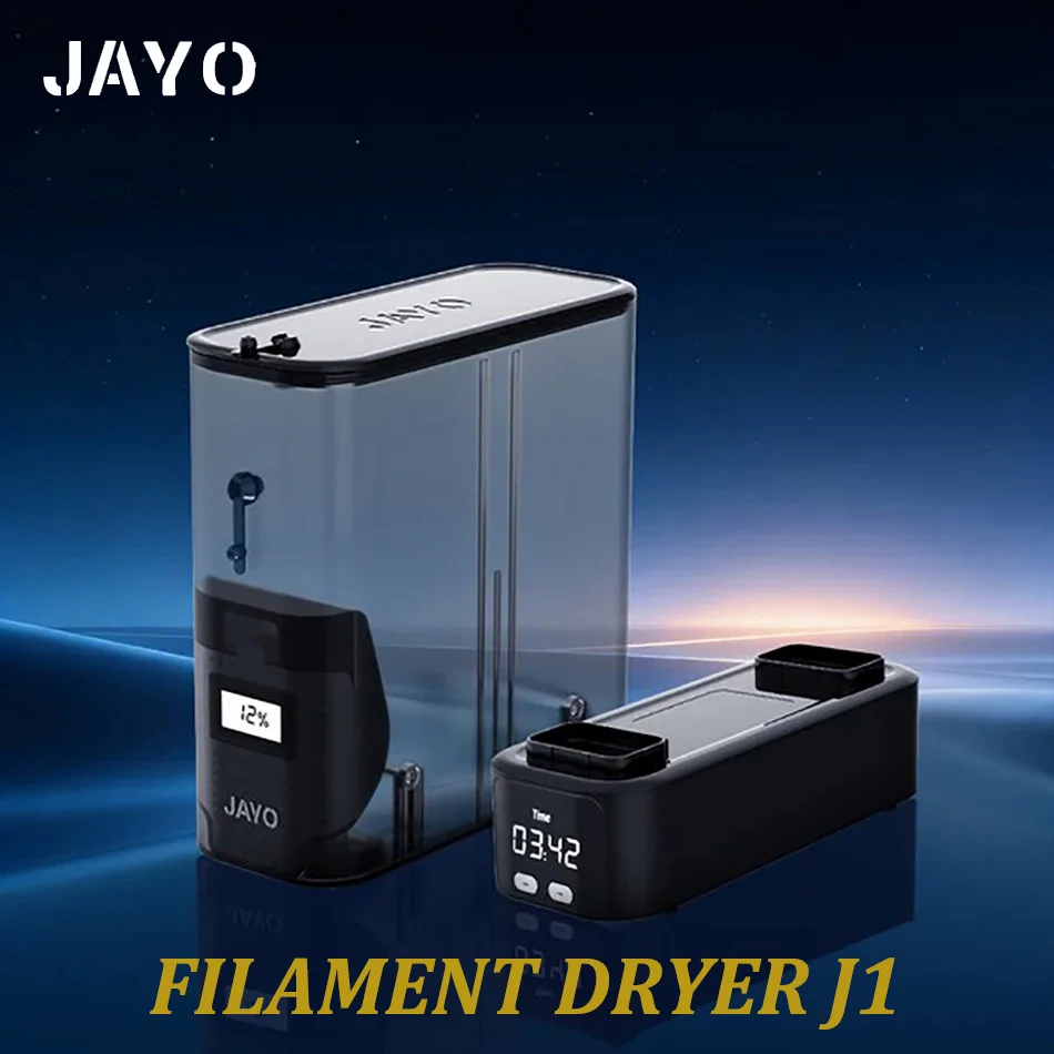 Фото Сушилка для филамента JAYO J1 для 3D-принтеров: коробка для сушки филамента, сохраняющая его сухим во время печати на 3D-принтере, конструкция 2-в-1 с раздельным дизайном №1
