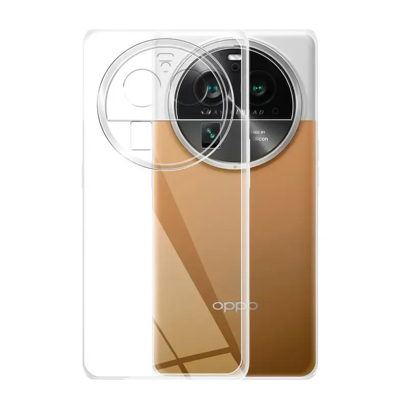 Для Oppo Find X6 pro Чехол для телефона Тонкие Силиконовые Мягкие ТПУ прозрачные задние