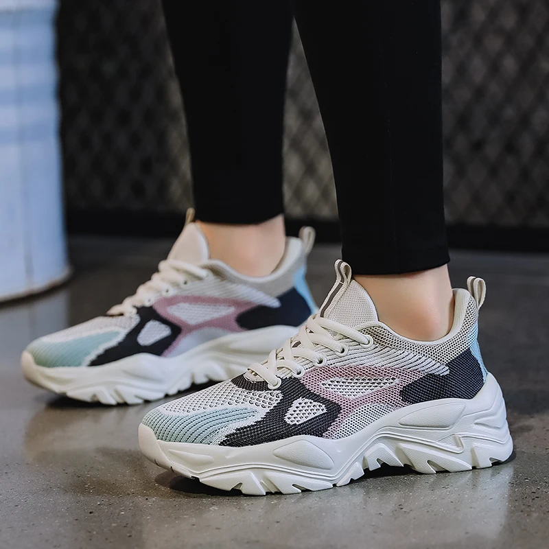 

Breathable Lace Up Comfortable Sneaker Casual Non Slip Running Shoe Comfortable Men Women Fashion Jogging Sport Shoe Footwear