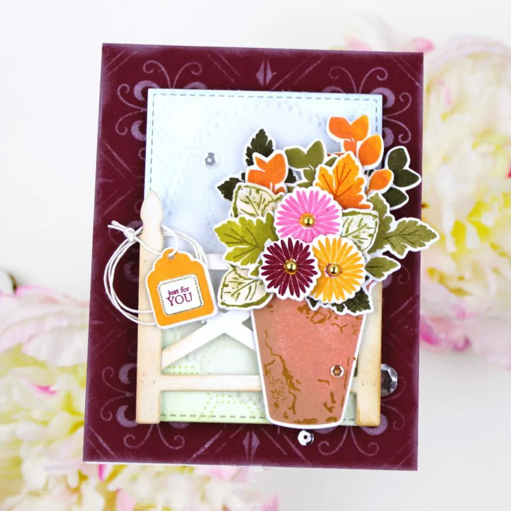 ła ramka ogrodzeniowa wykrojniki do metalu dla majsterkowiczów album scrapbookingu papierowa dekoracja kartek rzemiosło tłoczenie 2022 nowe