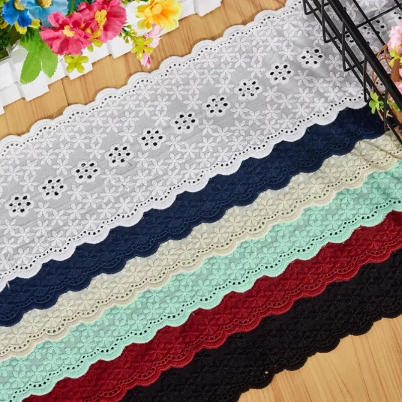 10 5 см в ширину 100% хлопок цветная ткань вышивка французское кружево аксессуары