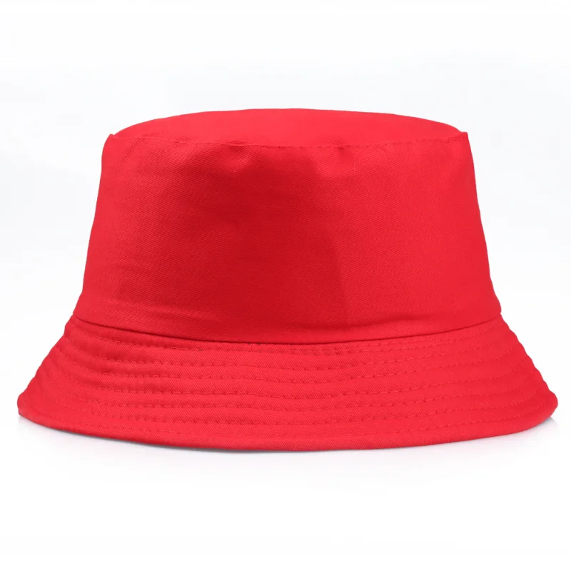 

Cotton Four Seasons Solid Color Fisherman's Hat Collapsible Bucket Hat Beach Sun Hat Street Headdress Fisherman Outdoor Hats