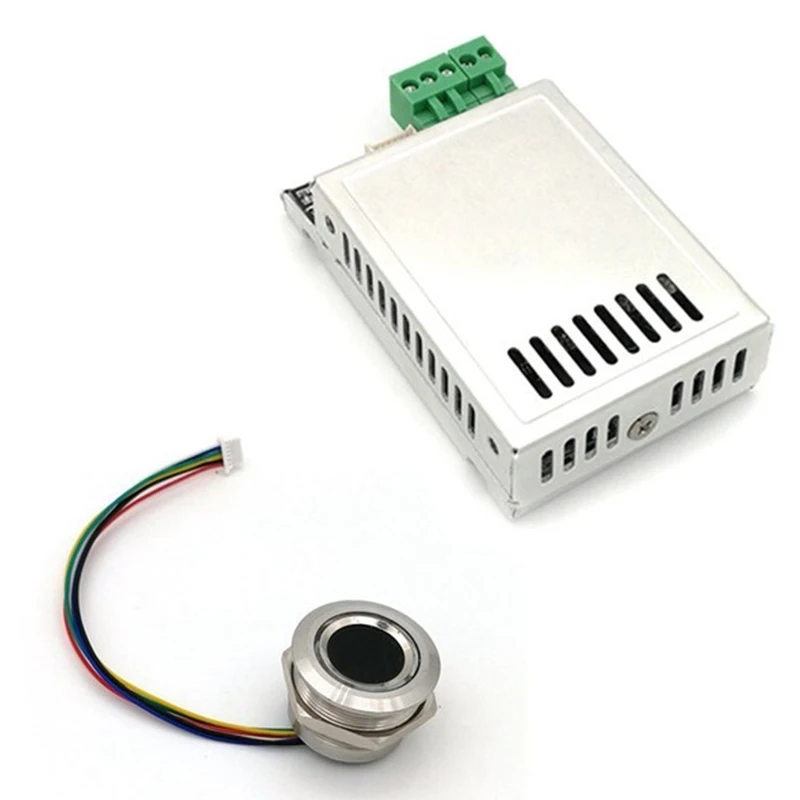 

K216+R503 Fingerprint Module Controller Car Ignition Control Ring Relay Capacitive Fingerprint Access Control Board