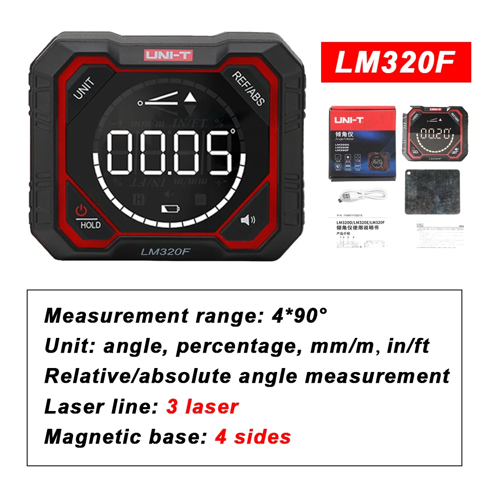 

UNI-T Угломер LM320F