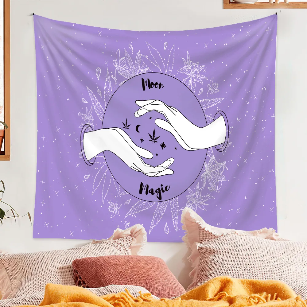 Настенный Гобелен Tarot с мандалой украшение для дома гобелен психоделические