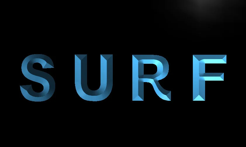 

S005 Surf Accessory Sell Rent Led Neon Light Sign
