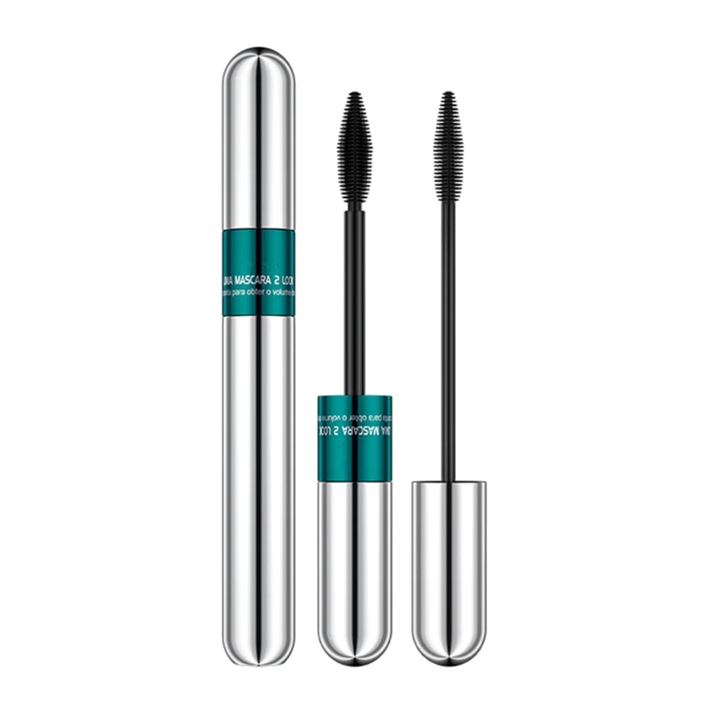 

4D Silk Fiber Lash Mascara,2 In1 Thrive Mascara for Natural Lengthen and Thicke