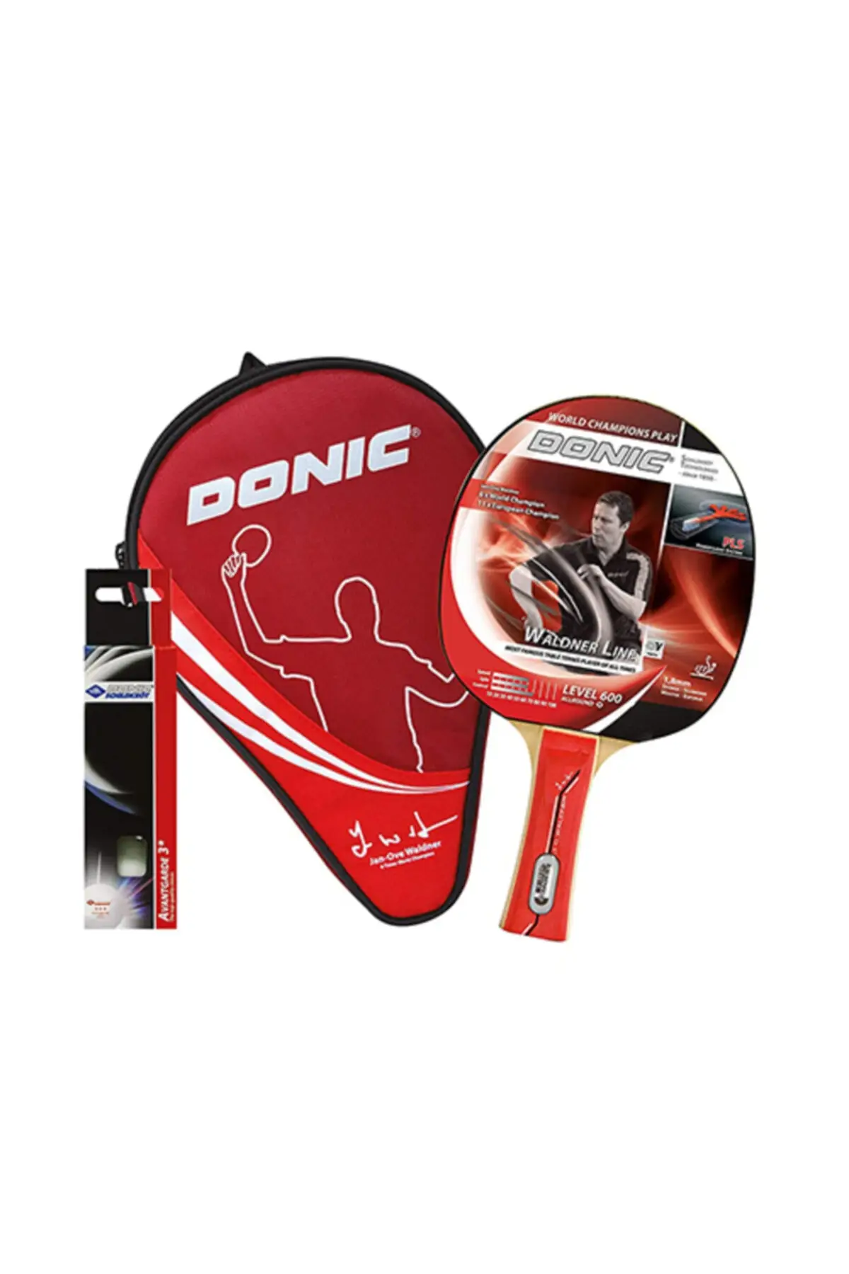 Table Tennis Racket + Case Set - ITTF Approved 30898 Set Tennis Equipment & Accessory Outdoor