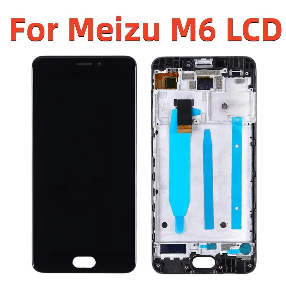 

Original Meilan 6 LCD For Meizu M6 Display With Frame Touch Screen 5.2" M6 M711H M711M M711Q LCD Screen Glass Assembly