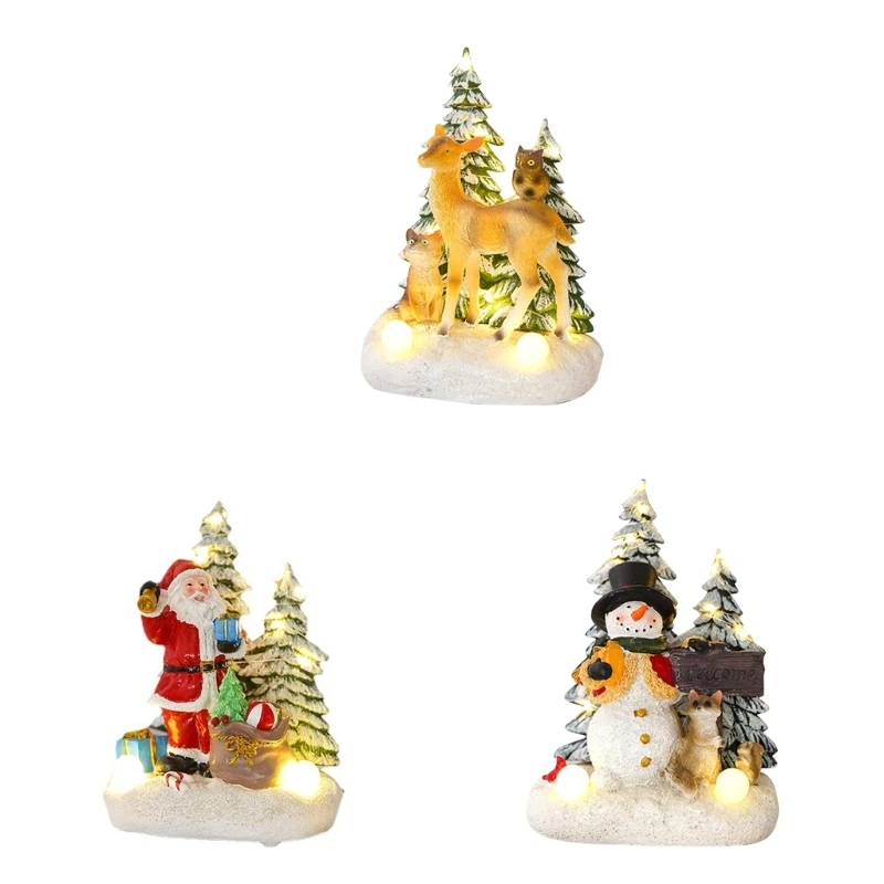 

Y9RE Christmas Table Decorations Table Sign Christmas Table Ornaments Resin Material