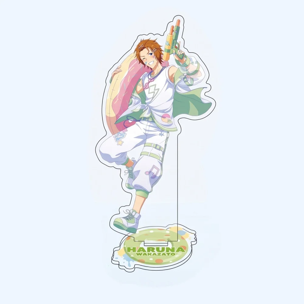 Акриловая подставка-брелок The Idolm@ster SideM: Шики Натсуки, Харуна Рен (чиби-фигурки) для рабочего стола, декоративное украшение (art.: 3920dbc44167f) - 3920dbc44167f
