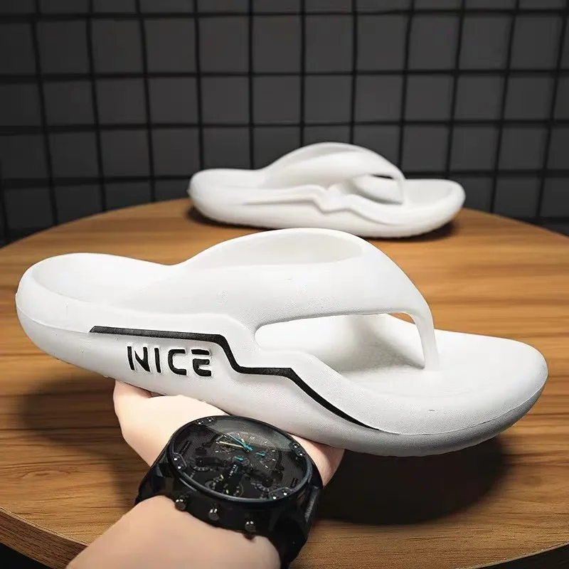 

Topvivi New Men Slipper Flip Flops Summer Beach Man Massage Slippers Comfort Women's Chunky Flip-flops Outdoor Casual Slippers