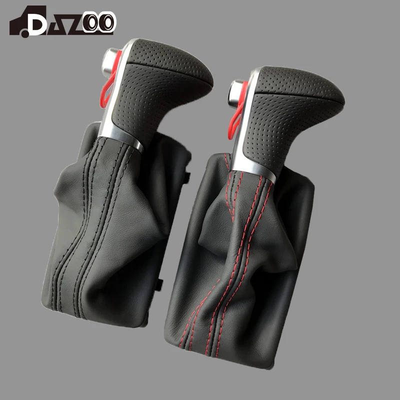 

Кожа автомобиля с отверстием рукоятка для рычага переключения передач ручки 4G1713139 для AUDI A4L A5 Q5 A6L A7 2009 2010 2011 2012 2014 4G1 713 139 R