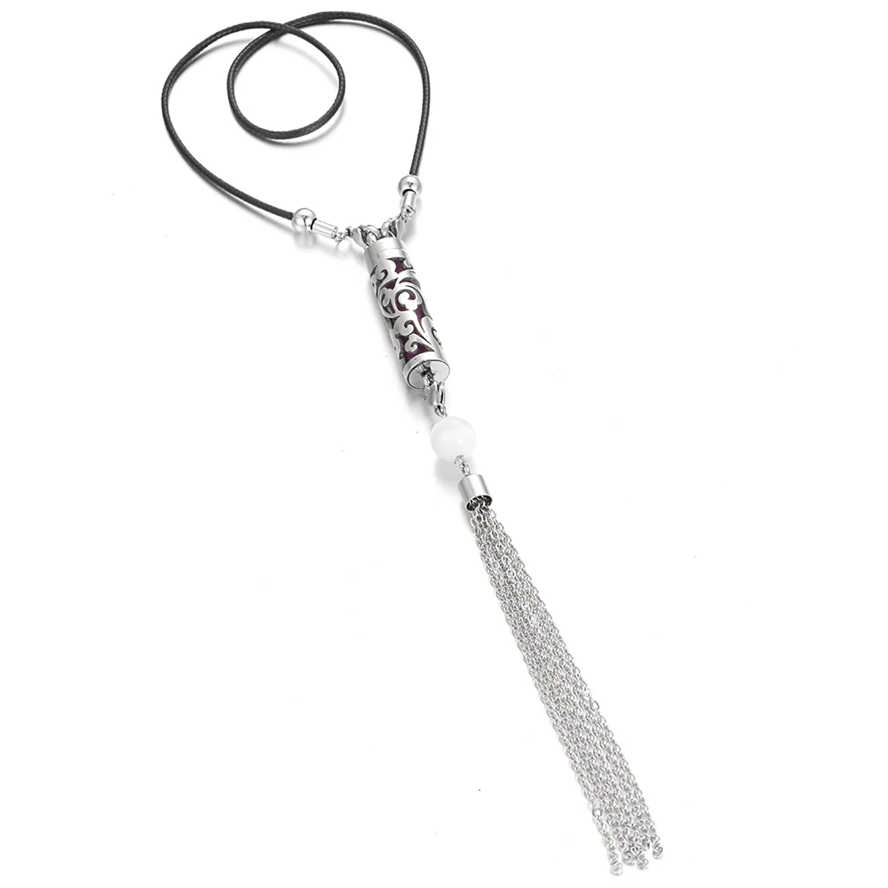 2023 Подвеска для ароматерапии ожерелье диффузор Хрустальная кисточка украшение