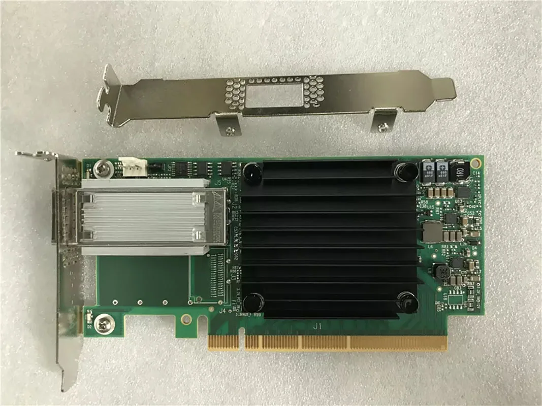 Фото Для Dell JJN39 MELLANOX CONNECTX-4 1-портовая сетевая карта EDR 100 ГБ IB QSFP28 CX455A №1