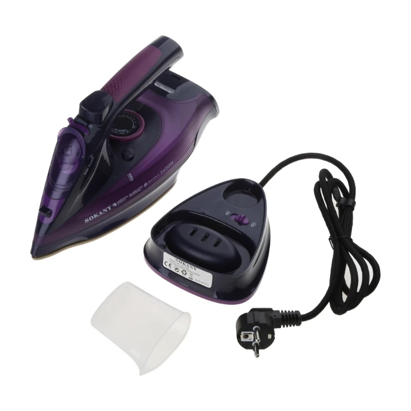 

2400W Electric Steam Iron 5 Speed Adjust for Garment Steamer Generator Clothes Ironing Soleplate Household