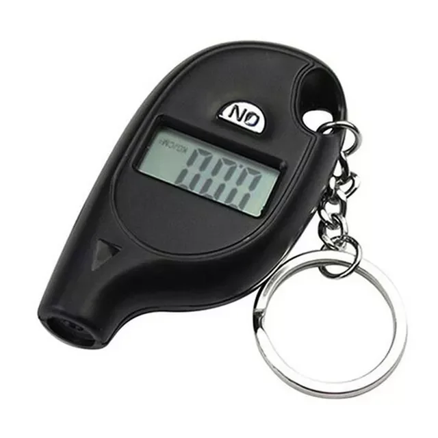

Mini Portable Keychain Tire Air Pressure Gauge Tester Digital LCD Display 2-150 PSI Precise Tyre Air Pressure Monitor Tool