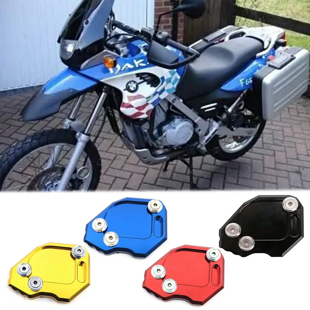 

1Pcs Foot Extension Magnifying Pad Foot Side Stand Extension Pad Support Motorcycle Accessories For BMW F650GS 07-14
