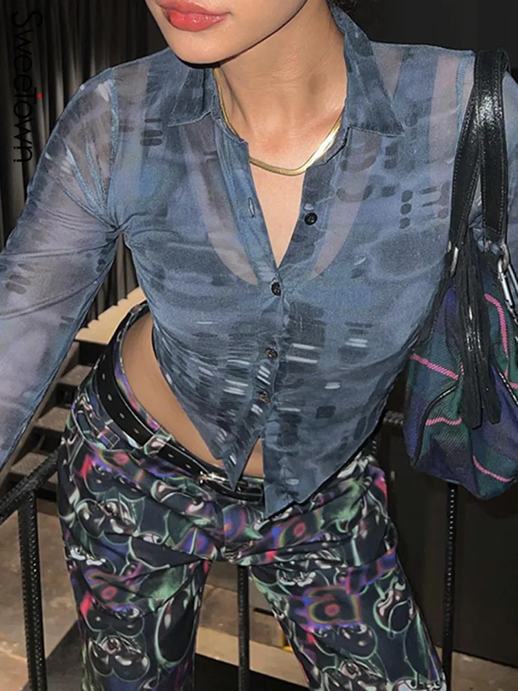 

Женский сетчатый Кардиган с длинным рукавом, в Корейском стиле