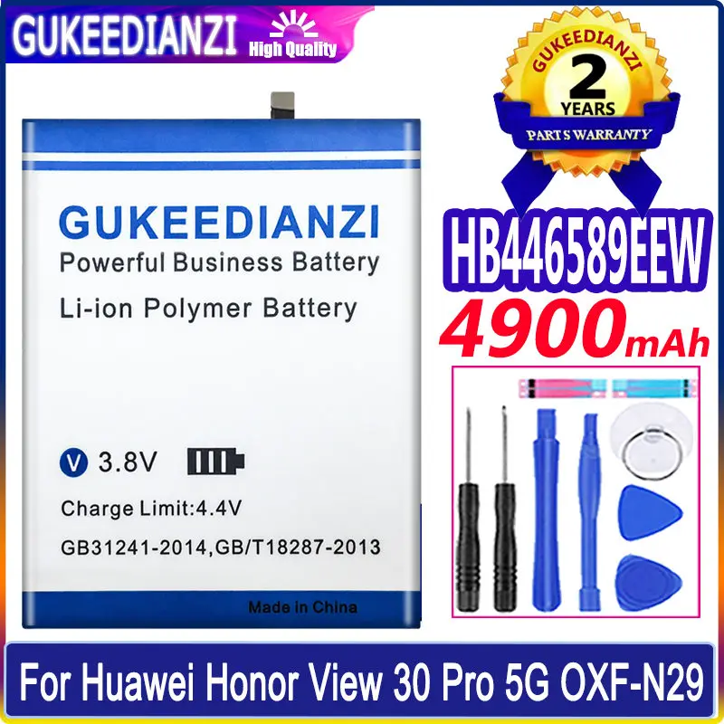 GUKEEDIANZI HB446589EEW 4850 мАч аккумулятор для Huawei Honor View 30 Pro 30Pro 5G батареи