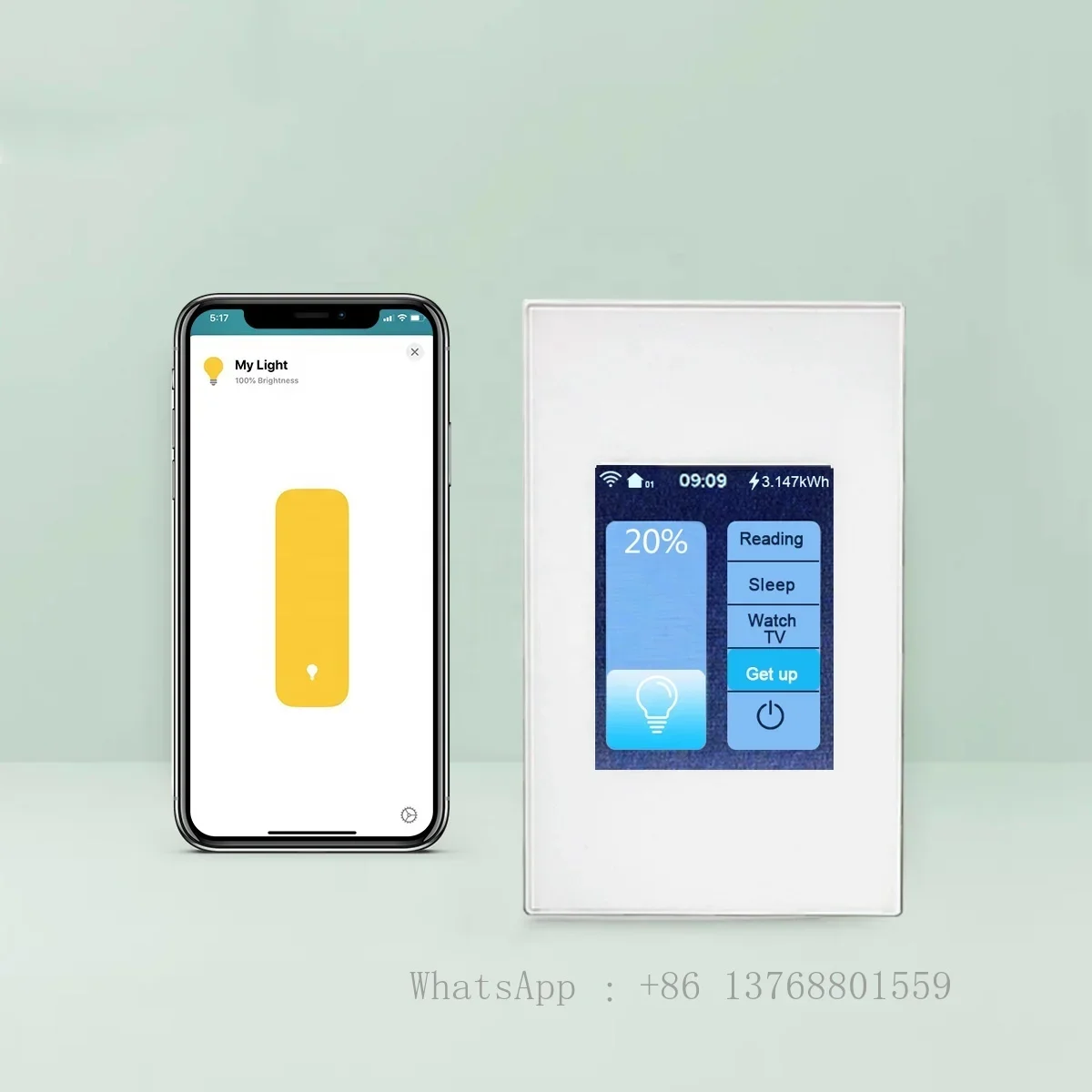 Никогда не офлайн Lanbon L8 110 В 220 в Wifi сетка Google Home Alexa Lcd диммер умный