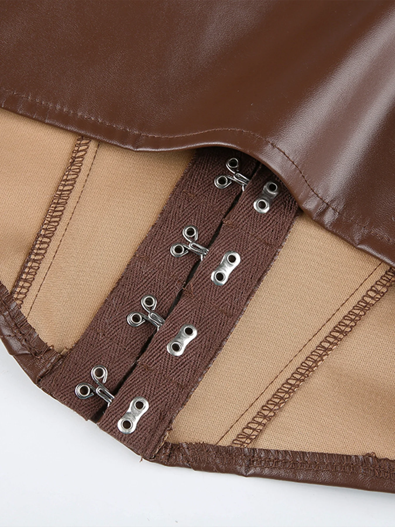 Rockmore женский корсет-бюстье укороченный топ коричневый уличная одежда из