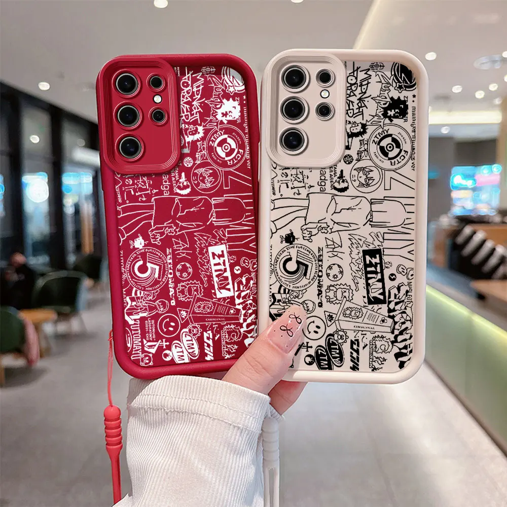 Чехол для телефона с рисунком Zutomayo Samsung S24 S23 S22 S21 S20 FE Plus Ultra 5G мягкий силиконовый