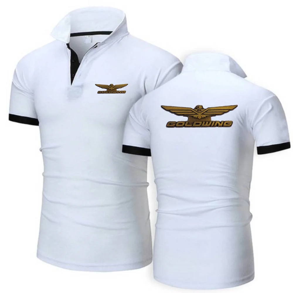 Мужские рубашки поло Goldwing GL1800 Япония Мотоциклетные футболки с лацканами