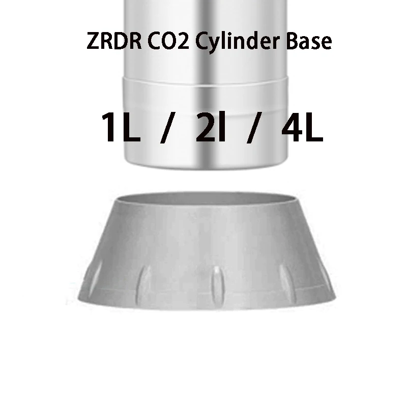 ZRDR aquarium CO2 cylinder generator cylinder base ABS material fish tank CO2 cylinder generator accessories 1L/2L/4L