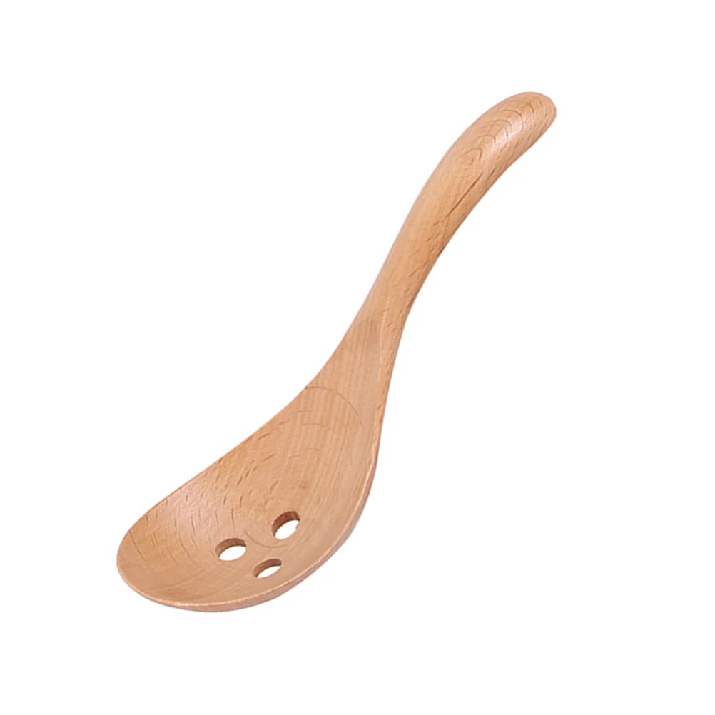 

Spoon Wooden Colander Skimmer Ladle Strainer Soup Spoons Serving Slotted Cooking Noodle Scoop Kitchen Rice Wood Asian Japanese