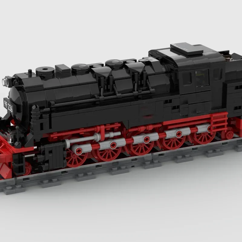 Конструктор Железнодорожный серии Moc конструктор паровой двигатель BR99 модульные
