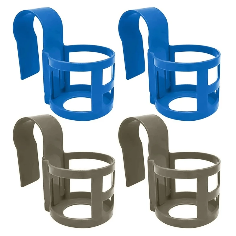 

2pcs Pool Cup Holder No Spill Drink Holder Plastic Drink Organizers Blue Gray