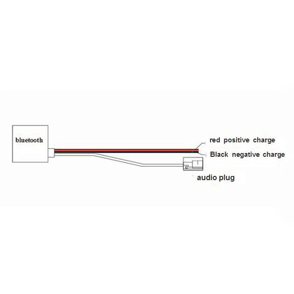 

1x Bluetooth Adapter Aux Cable Support The WMA WAV FLAC And Other High-quality Audio Format Decoding Durable And Practical Cable