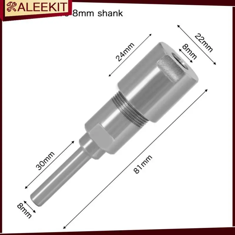 

1/2 1/4"12.7/12/6.35/8MM Shank Milling Cutter Wood Carving Router Bit Extension Rod Collet Engraving Machine Extension