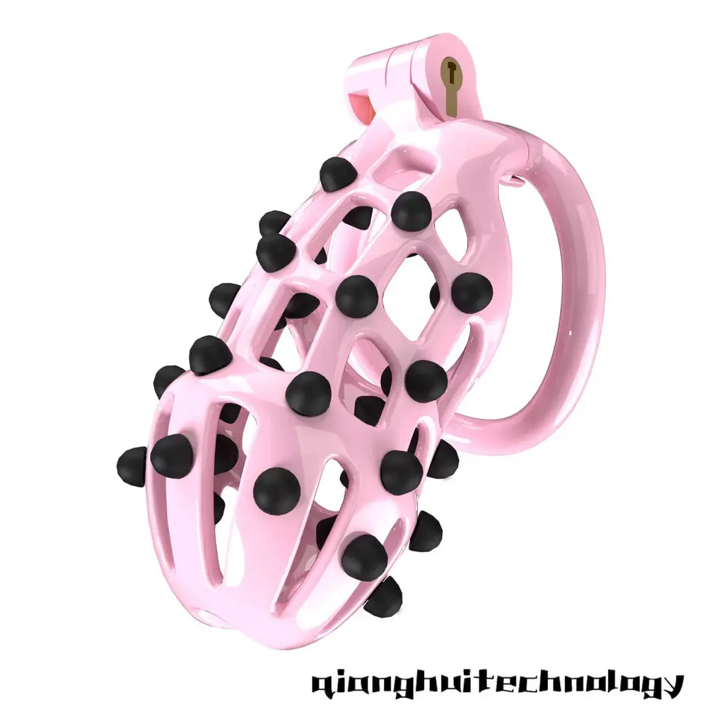 Мужской пояс верности мягкие шипы клетка с замком дуговые кольца мужские игры