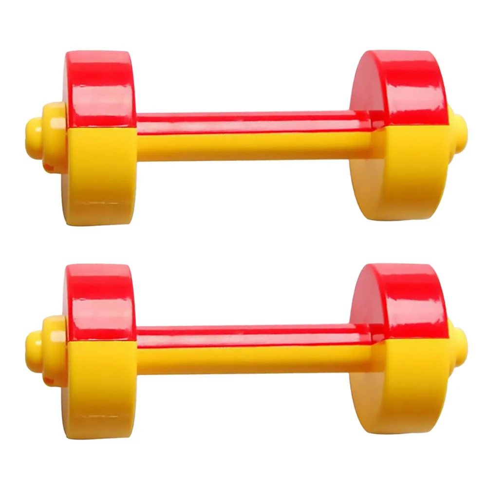 

1 Pairs Dumbbells Kids Pretend Play Exercise for Children Beginner Gym Workout Weightlifting and Powerlifting