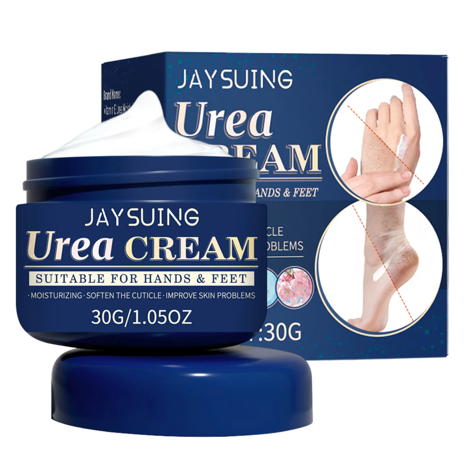 

Крем для ног, крем для восстановления трещин и ног, увлажняющий и разглаживающий Восстанавливающий бальзам для чрезвычайно сухой и шерохов...