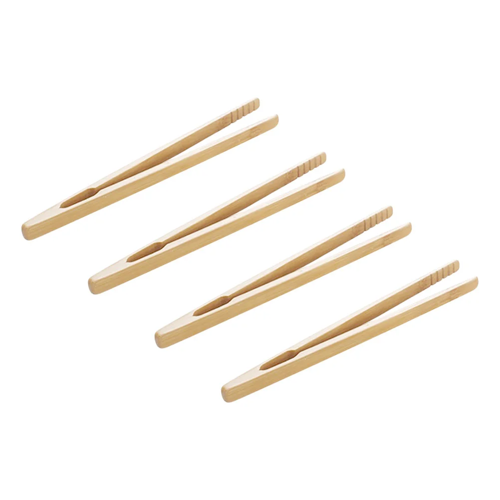 

4 Pcs Montessori Tweezers Educational Wood Fine Motor Skills Toys Early Kids Outdoor Toddler Wooden Large