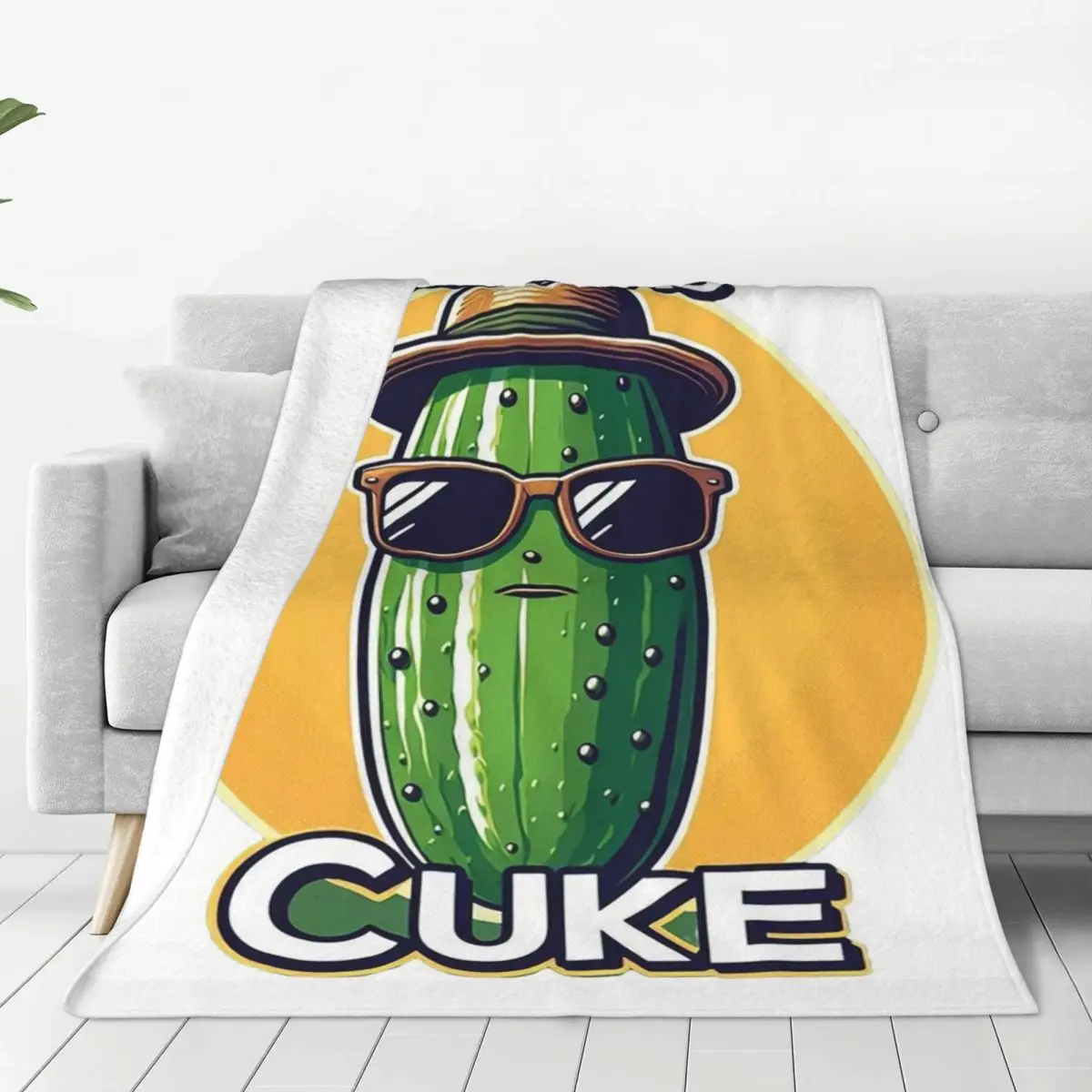 Солнечные очки и шляпа Zucchini крутые одеяла как Cuke флисовые покрывала для дивана