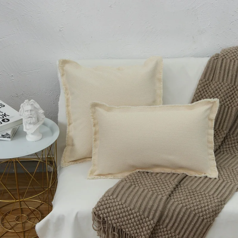 

Наволочка в стиле бохо с кисточками и бахромой 45x4 5 см/30x50 см, мягкие квадратные декоративные наволочки для дивана, искусственная оболочка для дивана