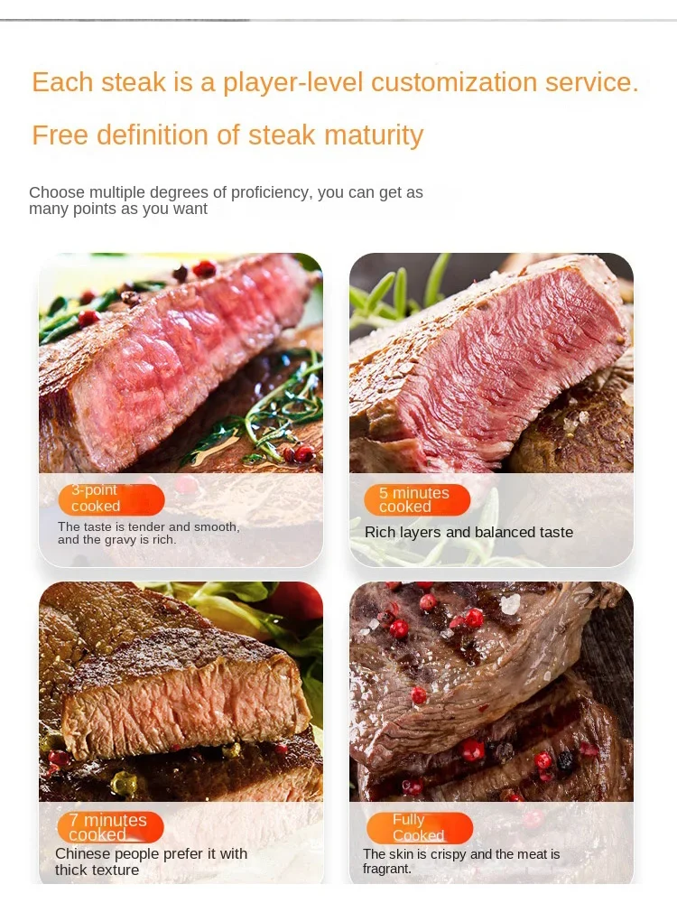 Интеллектуальная машина для жарки стейка с автоматическим нагревом