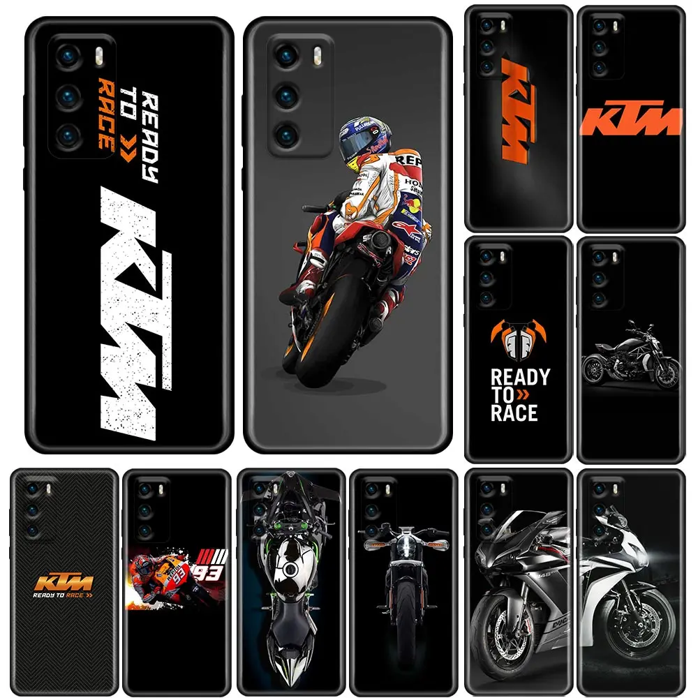 

COOL Motorcycle Vehicle Case For Huawei P50 P50E P40 P40E P30 P20 P10 P Smart Z 2019 2020 2021 Pro Plus Lite Black Cover Funda