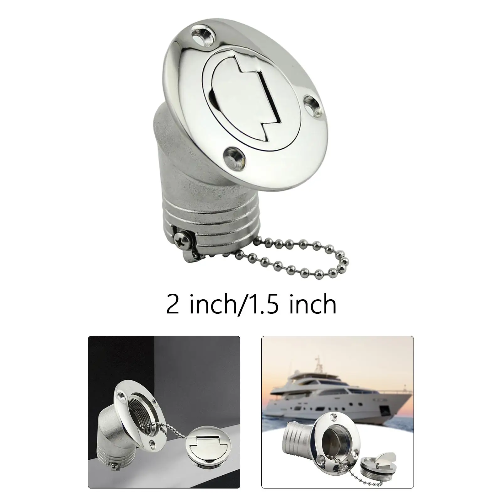 

Наполнитель для морской лодки/наполнитель, универсальный наполнитель для резервуара для воды из нержавеющей стали, аксессуары для прицепа